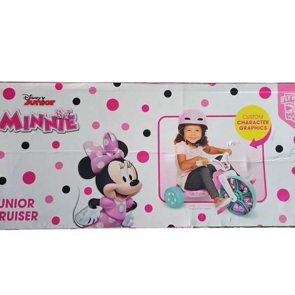 Disney Junior Minnie Mouse Cruiser Trike Bike Ages 2-4 Custom Character Ride New - Picture 11 of 12
